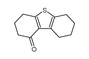 1,2,5,6,7,8-hexahydrodibenzothiophen-4(3H)one结构式