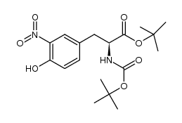 3-nitro-N-Boc-L-tyrosine tert-butyl ester Structure