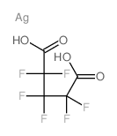 Pentanedioic acid, 2,2,3,3,4,4-hexafluoro-, silver(1+) salt(1:2)结构式