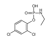 (2,4-dichlorophenoxy)-N-ethylphosphonamidic acid Structure