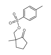 2-methyl-2-[[[(4-methylphenyl)sulfonyl]oxy]methyl]cyclopentanone结构式