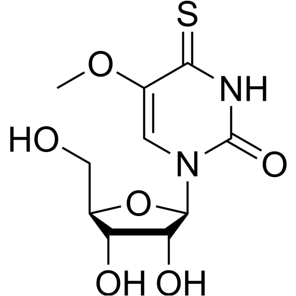5-Methoxy-4-thiouridine结构式