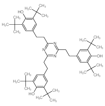 Phenol,4,4',4''-(1,3,5-triazine-2,4,6-triyltri-2,1-ethanediyl)tris[2,6-bis(1,1-dimethylethyl)-结构式