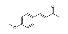 反-4-(4-甲氧苯基)-3-丁烯-2-酮结构式