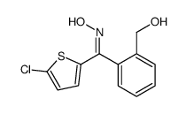[2-[C-(5-chlorothiophen-2-yl)-N-hydroxycarbonimidoyl]phenyl]methanol Structure