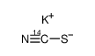 [14C]-potassium thiocyanate Structure
