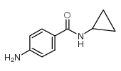 4-氨基-N-环丙基苯甲酰胺结构式