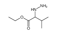 Butanoic acid,2-hydrazino-3-methyl-,ethyl ester (9CI)结构式