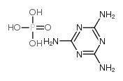 1,3,5-Triazine-2,4,6-triamine phosphate structure