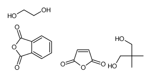 2-benzofuran-1,3-dione,2,2-dimethylpropane-1,3-diol,ethane-1,2-diol,furan-2,5-dione Structure