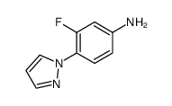 1-(4-amino-2-fluorophenyl)-1H-pyrazole Structure