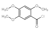 2,4,5-trimethoxy-benzoyl chloride结构式