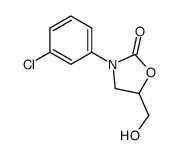 3-(3-Chlorophenyl)-5-(hydroxymethyl)-1,3-oxazolidin-2-one结构式