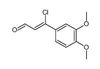 3-chloro-3-(3,4-dimethoxy-phenyl)-propenal结构式