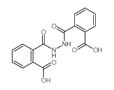 2-(N-((2-carboxyphenyl)carbonylamino)carbamoyl)benzoic acid Structure