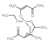 bis-(Acetylactonate) ethoxide isopropoxide titanium Structure