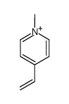 1-甲基-4-乙烯基吡啶鎓三氟甲磺酸盐结构式