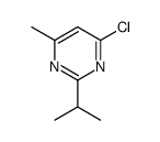 4-Chloro-2-isopropyl-6-methylpyrimidine Structure