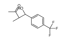 (3S,4R)-4-hydroxy-3-methyl-4-[4-(trifluoromethyl)phenyl]butan-2-one结构式