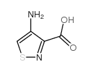 4-氨基异噻唑-3-羧酸结构式