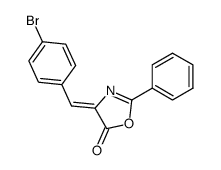 (Z)-4-(4-BROMOBENZYLIDENE)-2-PHENYLOXAZOL-5(4H)-ONE Structure