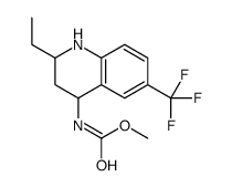 methyl N-[2-ethyl-6-(trifluoromethyl)-1,2,3,4-tetrahydroquinolin-4-yl]carbamate Structure