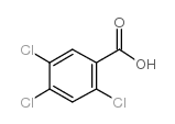 2,4,5-Trichlorobenzoic Acid Structure