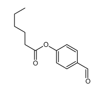Hexanoic acid 4-formylphenyl ester结构式