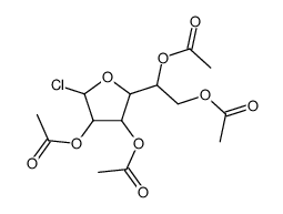 tetra-O-acetyl-glucopyranosyl chloride Structure