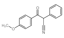 3-(4-methoxyphenyl)-3-oxo-2-phenyl-propanenitrile Structure