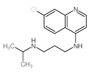 1,3-Propanediamine,N1-(7-chloro-4-quinolinyl)-N3-(1-methylethyl)- Structure