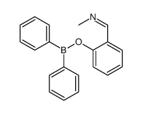 1-(2-diphenylboranyloxyphenyl)-N-methylmethanimine结构式