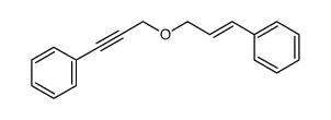 (E)-4-[3-(3-phenyl-allyloxy)-prop-1-ynyl]-benzene结构式