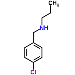 N-(4-氯苄基)-1-丙胺结构式