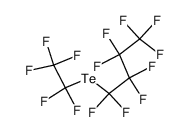 pentafluoroethyl(nonafluorobutyl)tellurium结构式