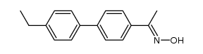 1-(4'-ethyl-biphenyl-4-yl)-ethanone oxime结构式