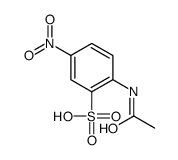 2-acetamido-5-nitrobenzenesulphonic acid结构式