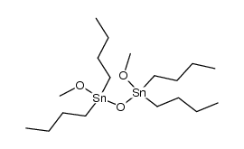 1,3-dimethoxy-1,1,3,3-tetrabutyldistannoxane结构式