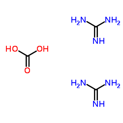 Carbonic acid-guanidine (1:2) structure