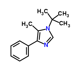 1-t-butyl-5-methyl-4-phenylimidazole Structure