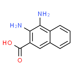 2-Naphthalenecarboxylicacid,3,4-diamino-(9CI) Structure