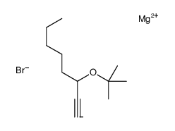 magnesium,3-[(2-methylpropan-2-yl)oxy]oct-1-yne,bromide Structure