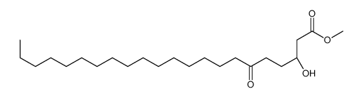 methyl (3R)-3-hydroxy-6-oxodocosanoate Structure