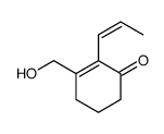 3-(hydroxymethyl)-2-prop-1-enylcyclohex-2-en-1-one Structure