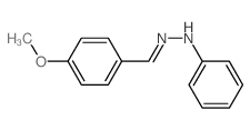 4-Methoxybenzaldehyde phenylhydrazone结构式
