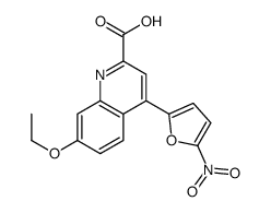 7-ethoxy-4-(5-nitrofuran-2-yl)quinoline-2-carboxylic acid结构式