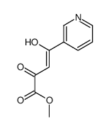 methyl 4-hydroxy-2-oxo-4-pyridin-3-ylbut-3-enoate Structure