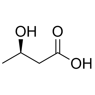 (R)-3-Hydroxybutanoic acid structure