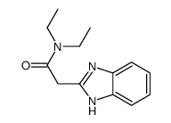 2-(1H-benzimidazol-2-yl)-N,N-diethylacetamide Structure