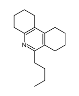 6-butyl-1,2,3,4,7,8,9,10-octahydrophenanthridine结构式